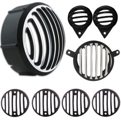 Grill Set  Black Colour 8Pc for Royal Enfield Classic 350/500