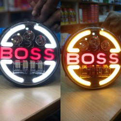 Boss logo Thar Headlight For Royal Enfield
