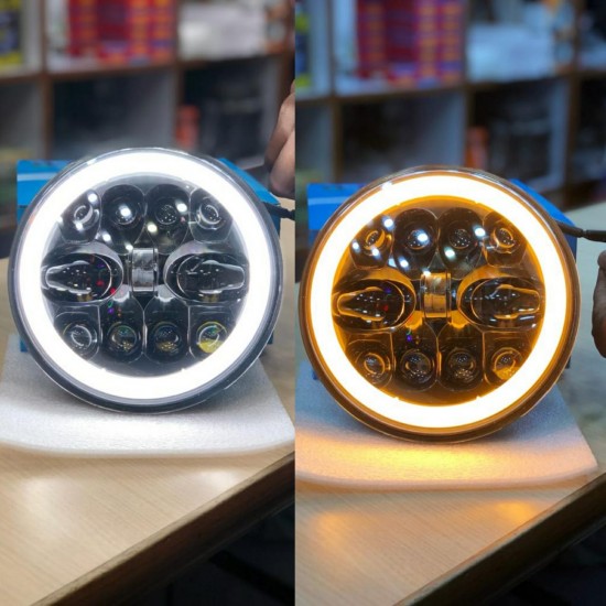 7 Inch 90 watts LED Headlight For Royal Enfield 
