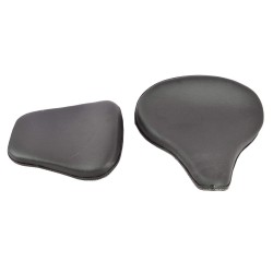 Khajanchi Premium Cruise Kabir Singh Style Full Seat (Black) for Royal Enfield Classic 350/500