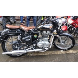 Khajanchi Premium Cruise Kabir Singh Style Full Seat (Black) for Royal Enfield Classic 350/500