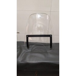 Front Windshield White With extra Support For Royal Enfield