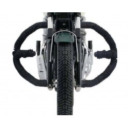 8-Bend Double Rod Leg Gaurd steel Royal Enfield Blke Rope